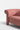 Detailed view of the Occo sofa's upholstery by Magari, highlighting its full, ergonomically designed comfort.